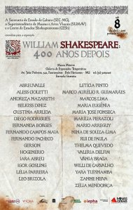 Cartaz Shakespeare 400